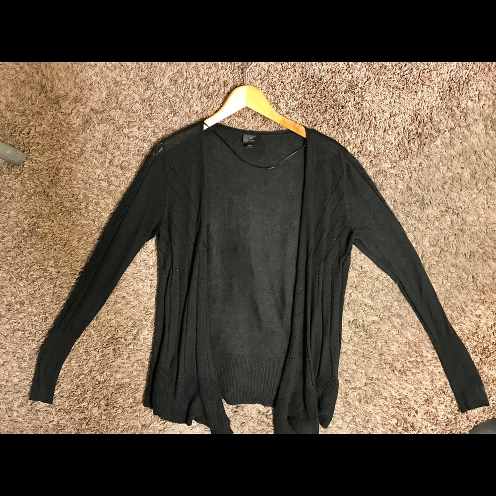 Black Thin, light cardigan